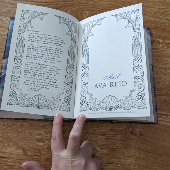 Signed A Study in Drowning by Ava Reid - Picture 4 of 4